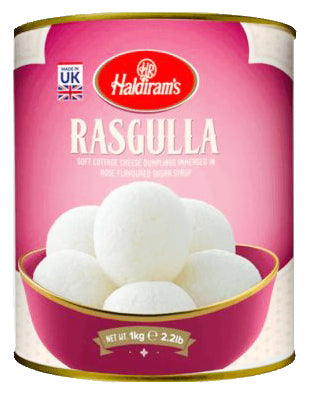 Haldirams Rasgulla 6 Tin (1kg)