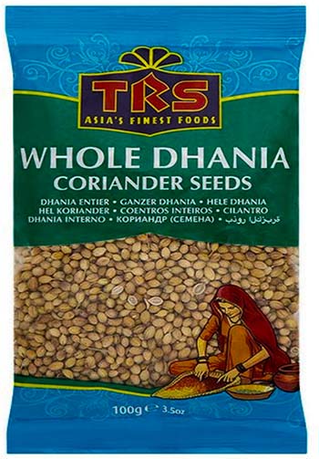 TRS Dhania Whole (Indori) (10x100G) - Aytac Foods Wholesale