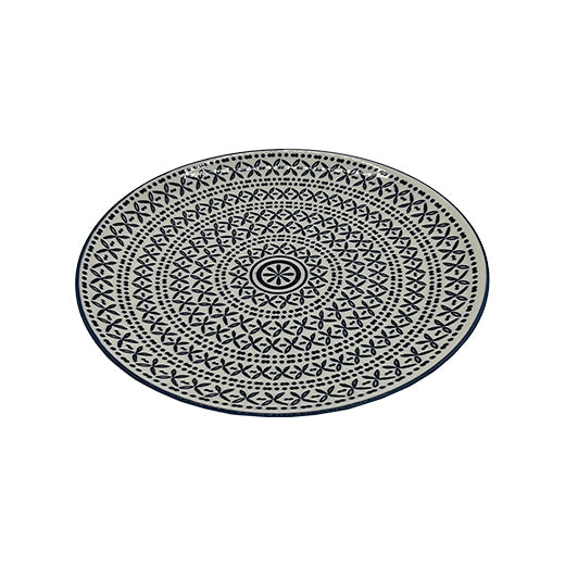 Csm Round Side Plate 8.5Inc - Bohemian Design Blue & White (1 pcs) product image