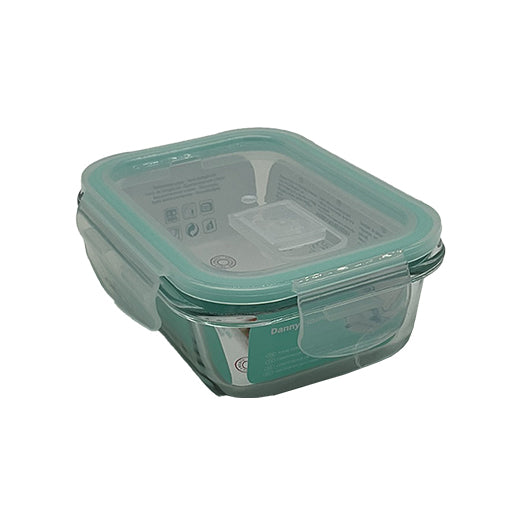 Csm Food Storage Container Glass Clip Lock Rectangular Crisper 400ml (1 pcs) product image