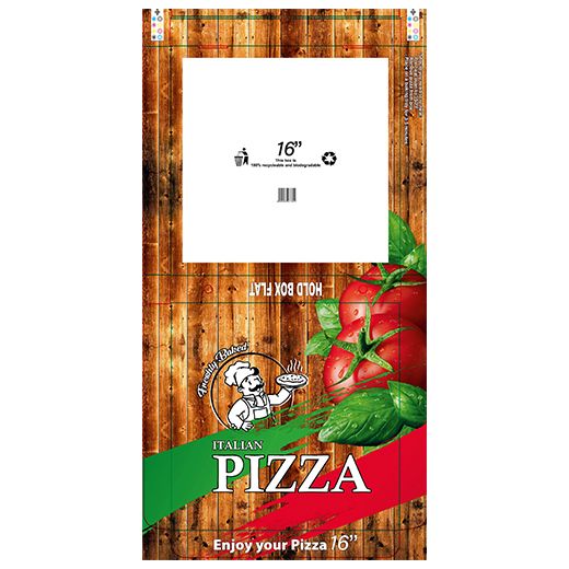 Aytac 16" Colour Pizza Boxes (1x50PCS) - Aytac Foods Wholesale