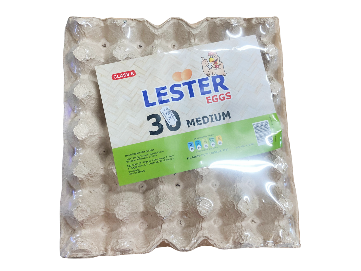 đ„ HML Fresh Medium Eggs â 30 Medium Eggs per Tray (Pack of 8 Trays) â Lester - Aytac Foods Wholesale