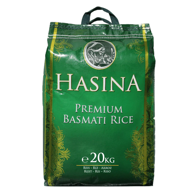 Hasina Extra Long Basmati Rice 20kg (1x20KG)