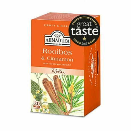 Ahmad Tea Rooibos & Cinnamon Tea Bags 40G