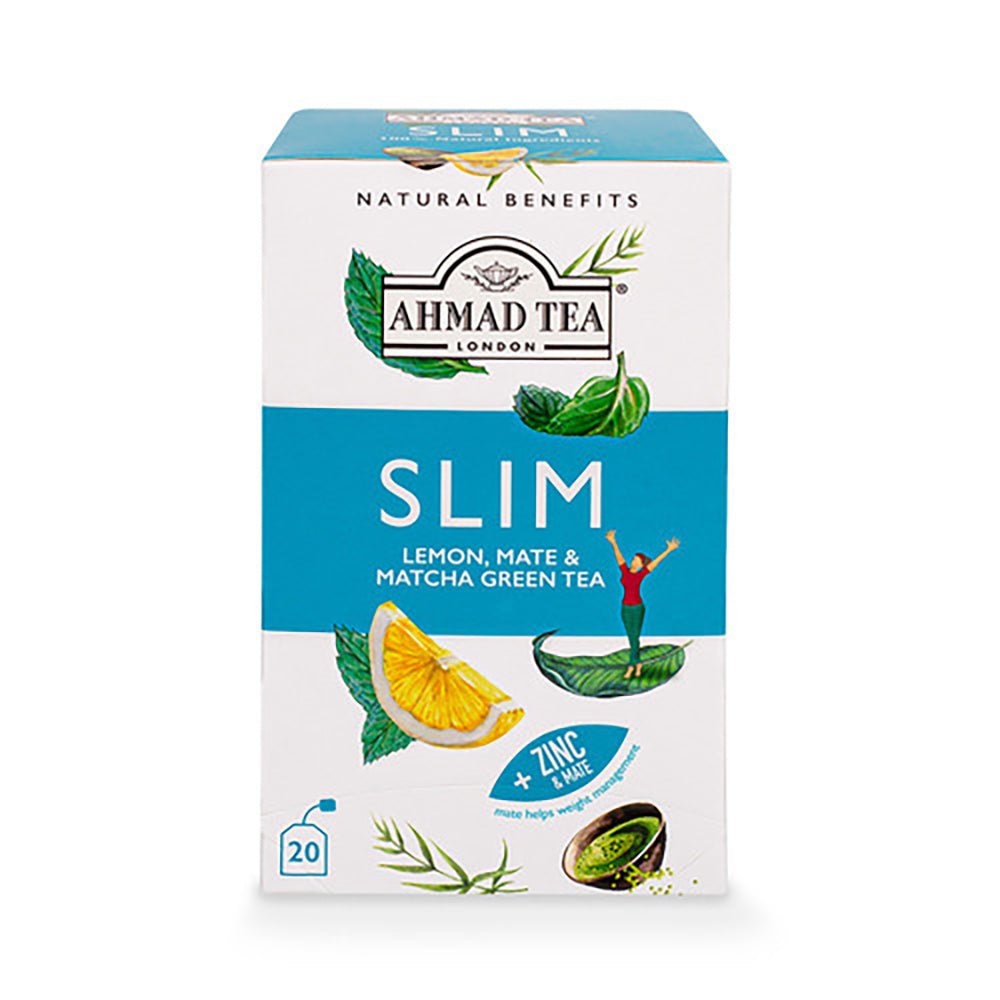 Ahmad Tea Slim Lemon, Mate & Matcha Green Tea 30 gr X 20 bags