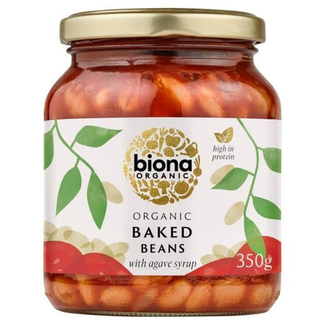 Biona Baked Beans In Tomato Sauce Jars - 350Grx6 - Aytac Foods Wholesale