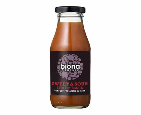 Biona Organic Sweet & Sour Stir Fry Sauce 240mlx6 - Aytac Foods Wholesale