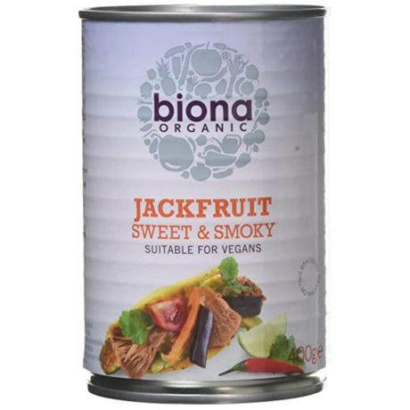 Biona Sweet & Smoky Jackfruit In Can Organic - 400Grx6 - Aytac Foods Wholesale