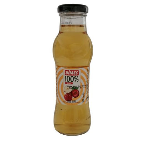 Dimes %100 Apple Juice Glass 250MLx12 - Aytac Foods Wholesale