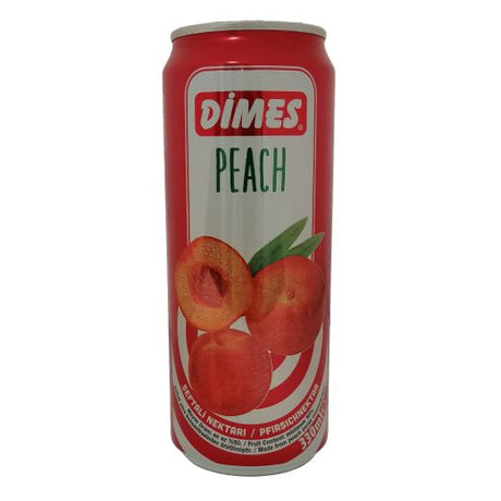 Dimes Peach Nectar Can 330MLx24 - Aytac Foods Wholesale