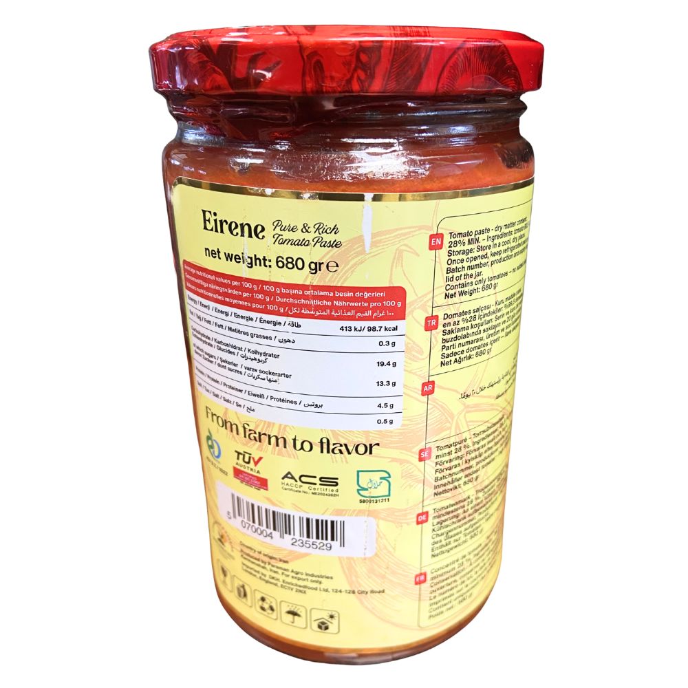 Eirene Double Concentrated Tomato Paste 680g x 12