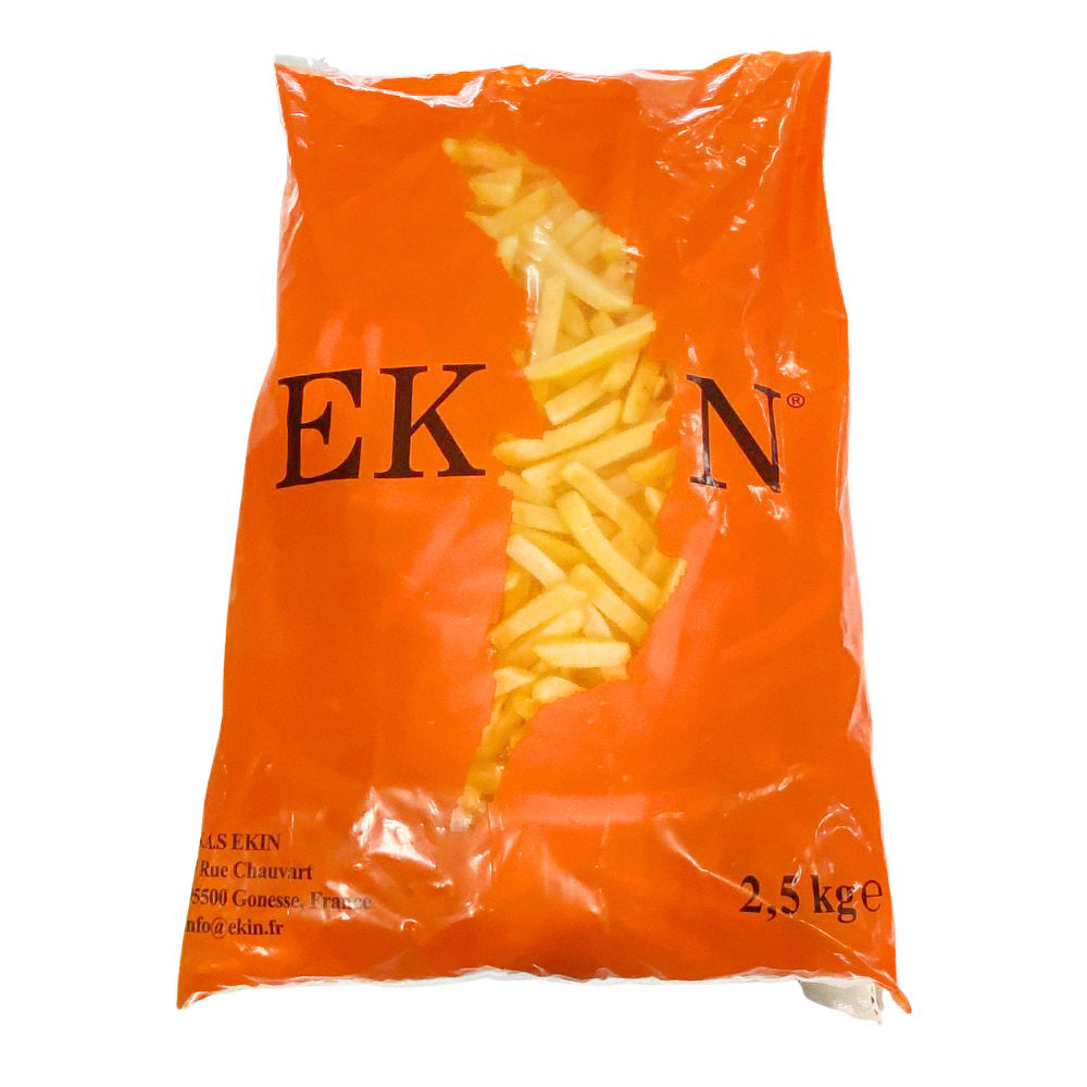 Ekin Original Fries 9mm Cut 2.5kg (Orange Bag, Pack of 4)