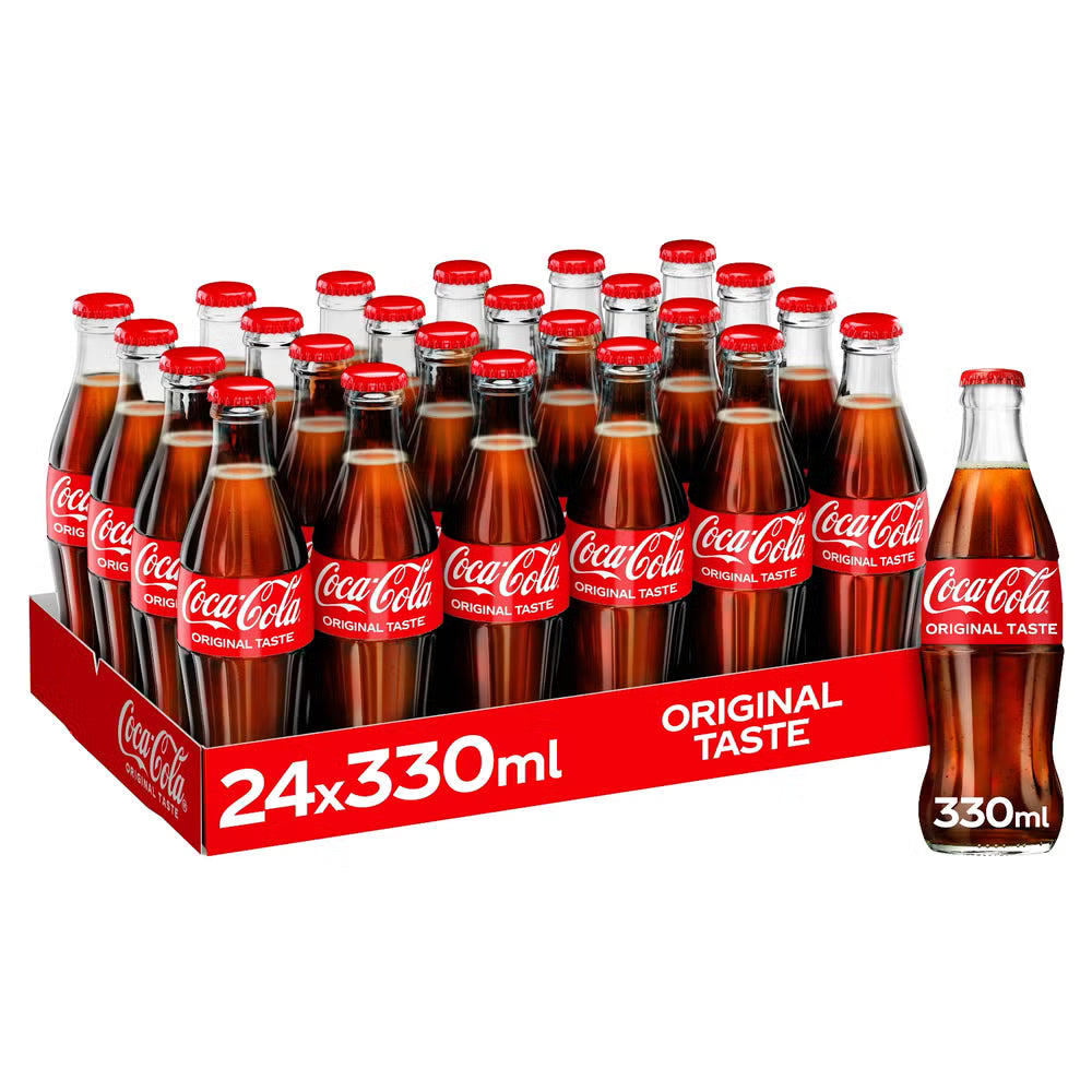 Coca-Cola Glass Bottles 24x330ml