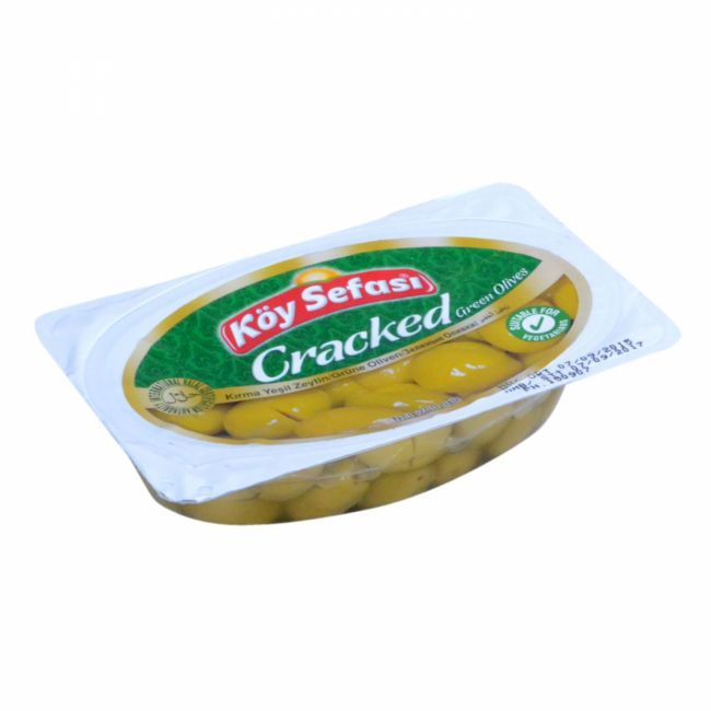 Koy Sefasi Cracked Green Olive 200Gx12 - Aytac Foods Wholesale