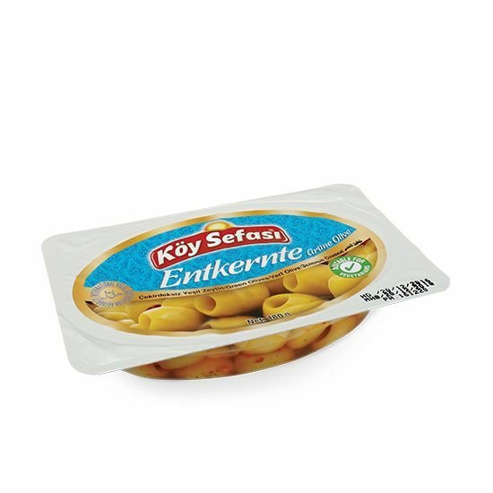 Koy Sefasi Pitted Green Olives 180Gx12 - Aytac Foods Wholesale