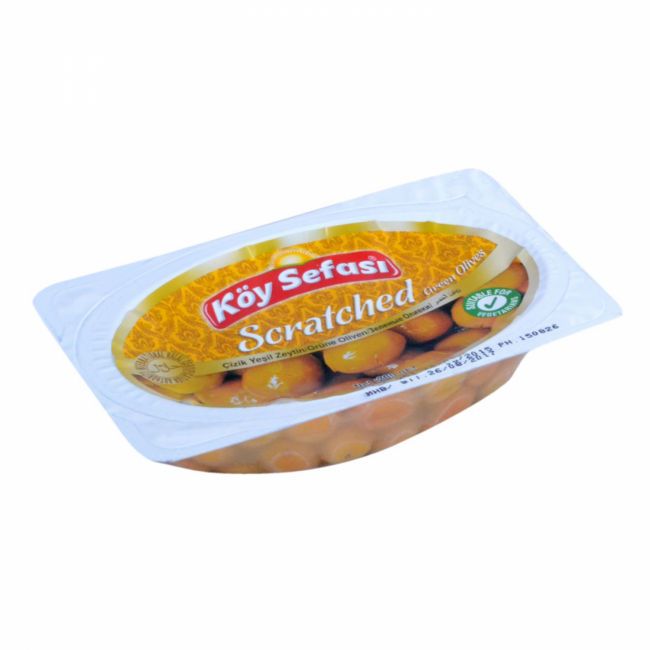 Koy Sefasi Scratched Green Olive 200Gx12 - Aytac Foods Wholesale