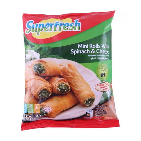 Superfresh Mini Roll Spinach & Cheese 500G