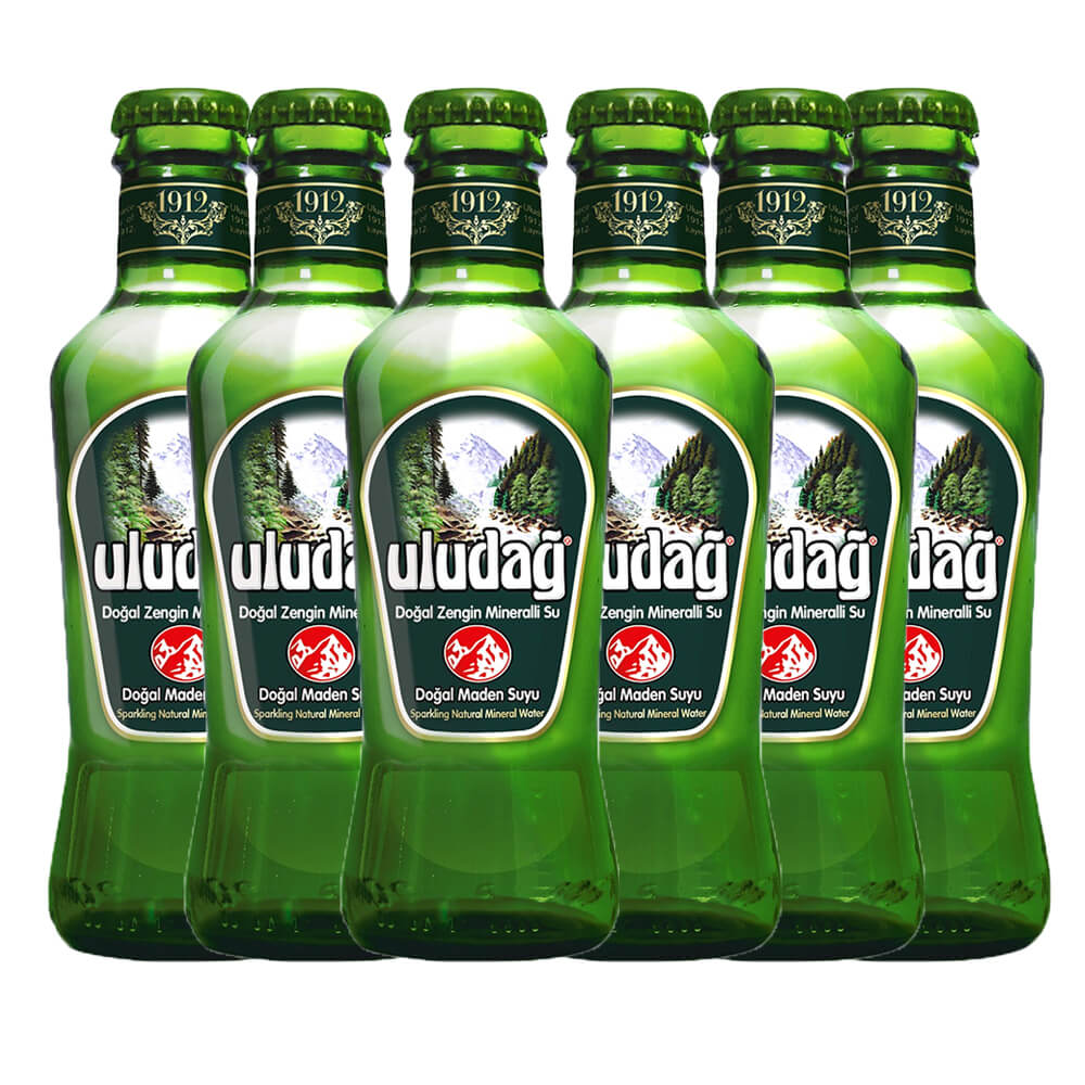 Uludag Dogal Maden Suyu-Soda (Mineral Water) (4X200MLx6PCS) - Aytac Foods Wholesale