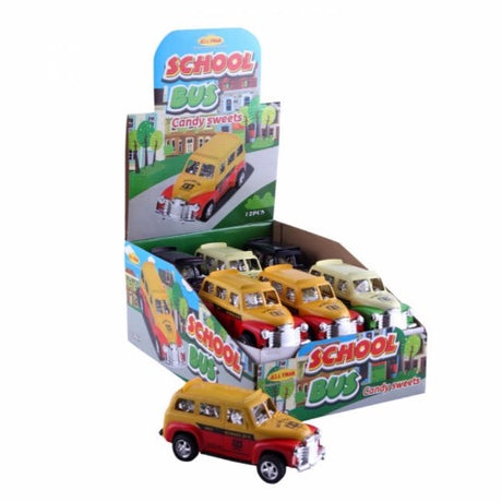 Jm Toys Candy School Bus , 5GR X 12PCS - Aytac Foods Wholesale