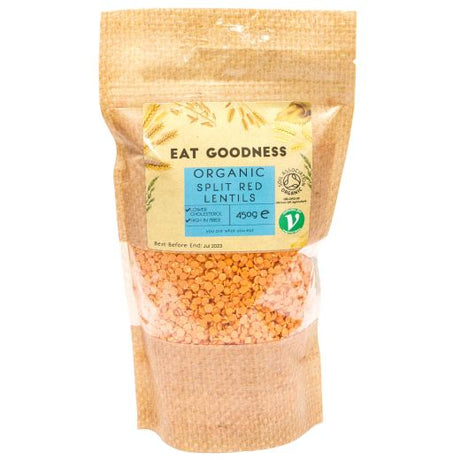 Gd Eat Goodness Org Split Red Lentils 450G , 450GR - Aytac Foods Wholesale