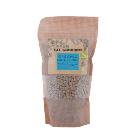 Gd Eat Goodness Org Green Lentils 450G , 450GR - Aytac Foods Wholesale