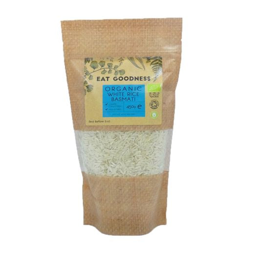 Gd Eat Goodness Org White Basmati Rice 450G , 450GR - Aytac Foods Wholesale
