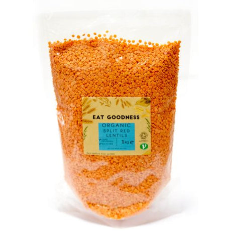 Gd Eat Goodness Org Red Lentil Split 1Kg , 1KG - Aytac Foods Wholesale