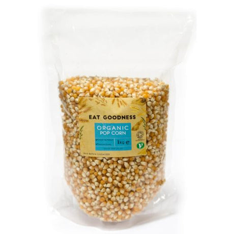 Eat Goodness Org Popping Corn 1Kg (10x1KG) - Aytac Foods Wholesale