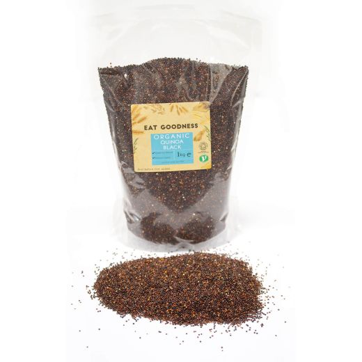 Gd Eat Goodness Org Quinoa Black 1Kg , 1KG - Aytac Foods Wholesale