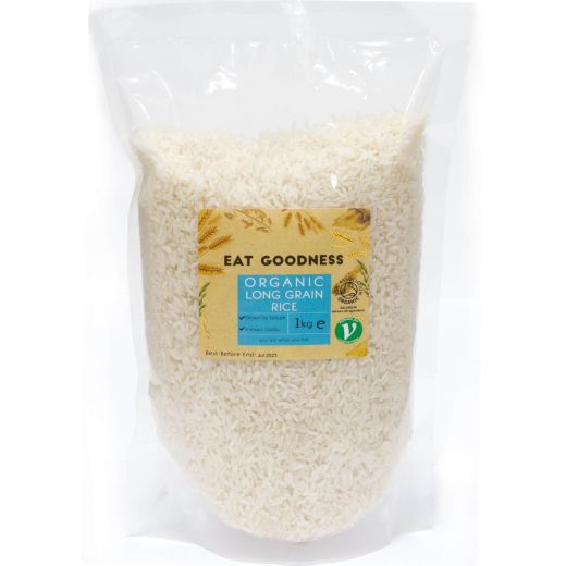 Gd Eat Goodness Org Long Grain Rice 1Kg , 1KG - Aytac Foods Wholesale