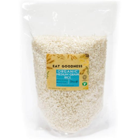 Gd Eat Goodness Org Medium Grain Rice 1Kg , 1KG - Aytac Foods Wholesale