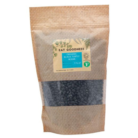 Gd Eat Goodness Org Black Turtle Beans 1Kg , 1KG - Aytac Foods Wholesale