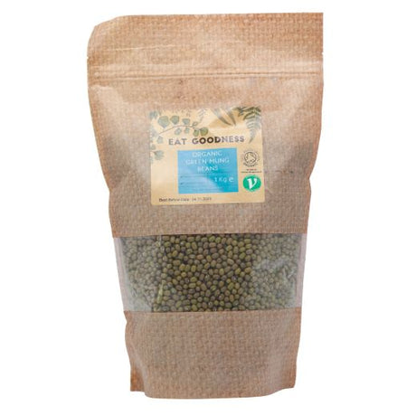 Gd Eat Goodness Org Green Mung Beans 1Kg , 1KG - Aytac Foods Wholesale