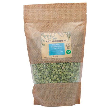 GD Eat Goodness Organic Green Peas Split 1Kg - Aytac Foods Wholesale