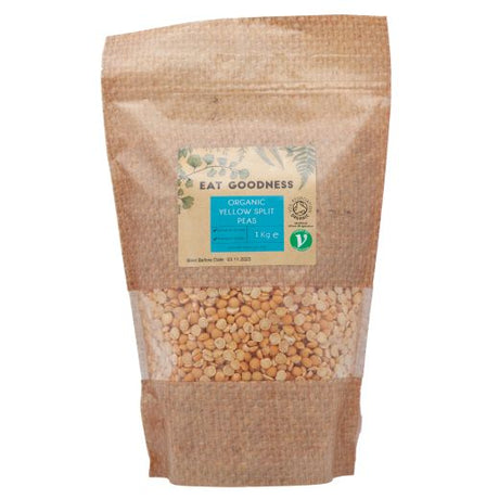 Gd Eat Goodness Org Yellow Peas Split 1Kg , 1KG - Aytac Foods Wholesale
