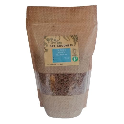 Gd Eat Goodness Org Brown Flax Seed 900G , 900GR - Aytac Foods Wholesale
