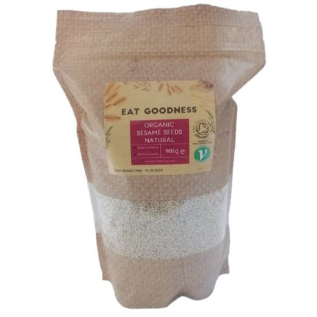 Gd Eat Goodness Org Sesame Seeds Natural 900G , 900GR - Aytac Foods Wholesale