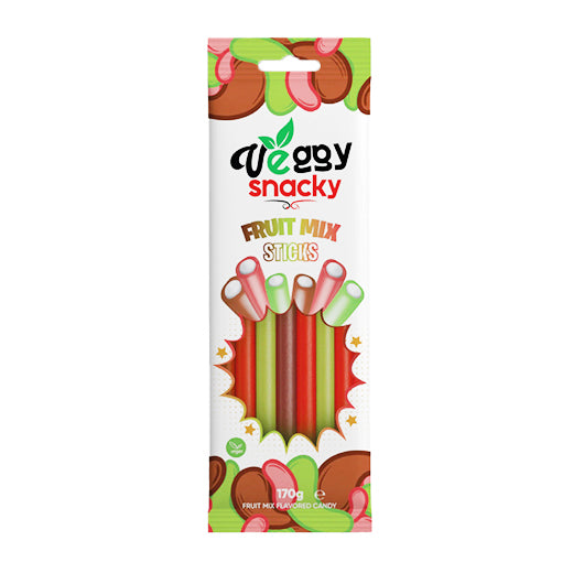 Veggy Snacky Sour Sticks & Belts 170GR x12 Pack