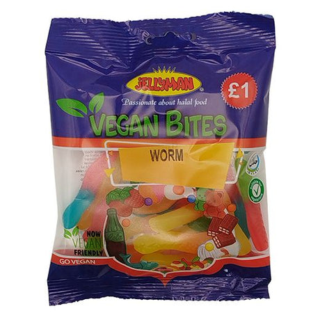Jellyman Vegan Worm (12x120GR) - Aytac Foods Wholesale