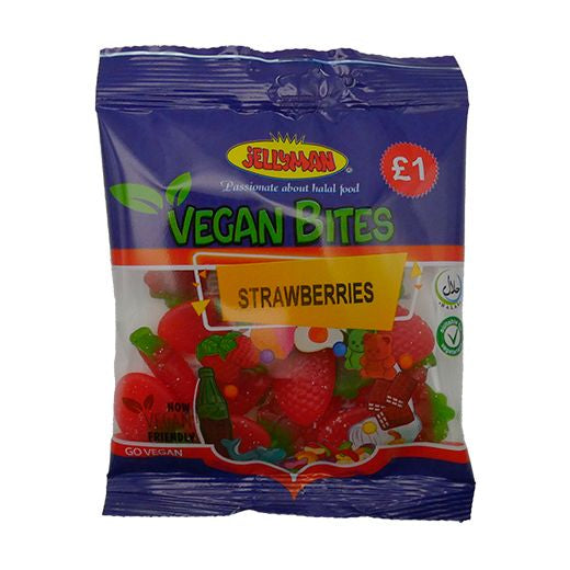 Jellyman Vegan Strawberries (12x120GR) - Aytac Foods Wholesale