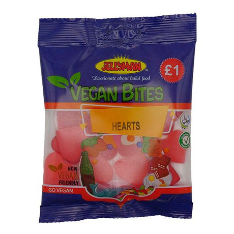 Jellyman Vegan Hearts (12x120GR) - Aytac Foods Wholesale