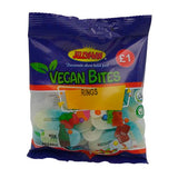 Jellyman Vegan Fizzy Rings (120GR) x 12 - Aytac Foods Wholesale