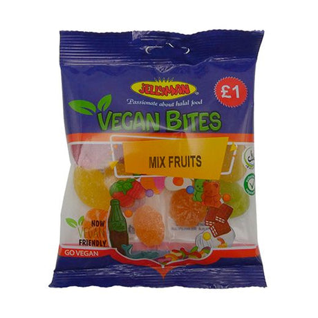 Jellyman Vegan Fizzy Mix Fruits (12x120GR) - Aytac Foods Wholesale
