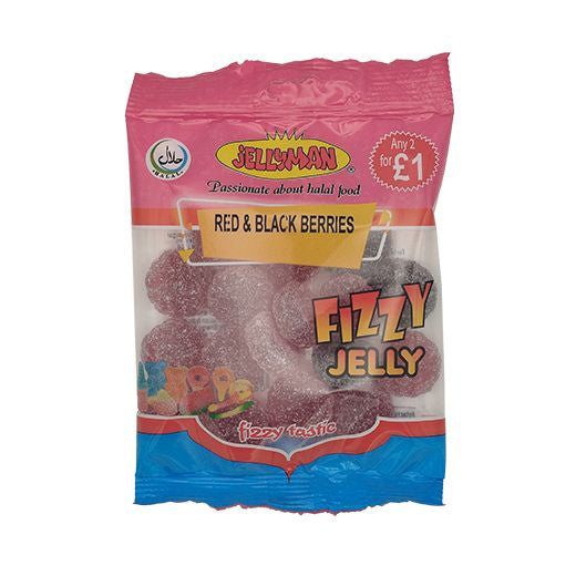 Jm Jellyman Fizzy Red & Black Berries (80g) product image