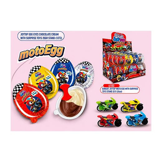 Jm Bonart Joytop Moto Egg With Surprise Toys (20g) product image