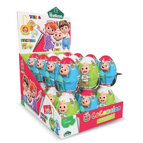 Jm Relkon Cocomelon Surprise Eggs With Candies (6x10GRX24PCS) - Aytac Foods Wholesale