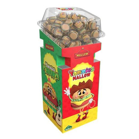 Jm Relkon Yammiez Mallow Burger Floor Stand (100x50GR) - Aytac Foods Wholesale