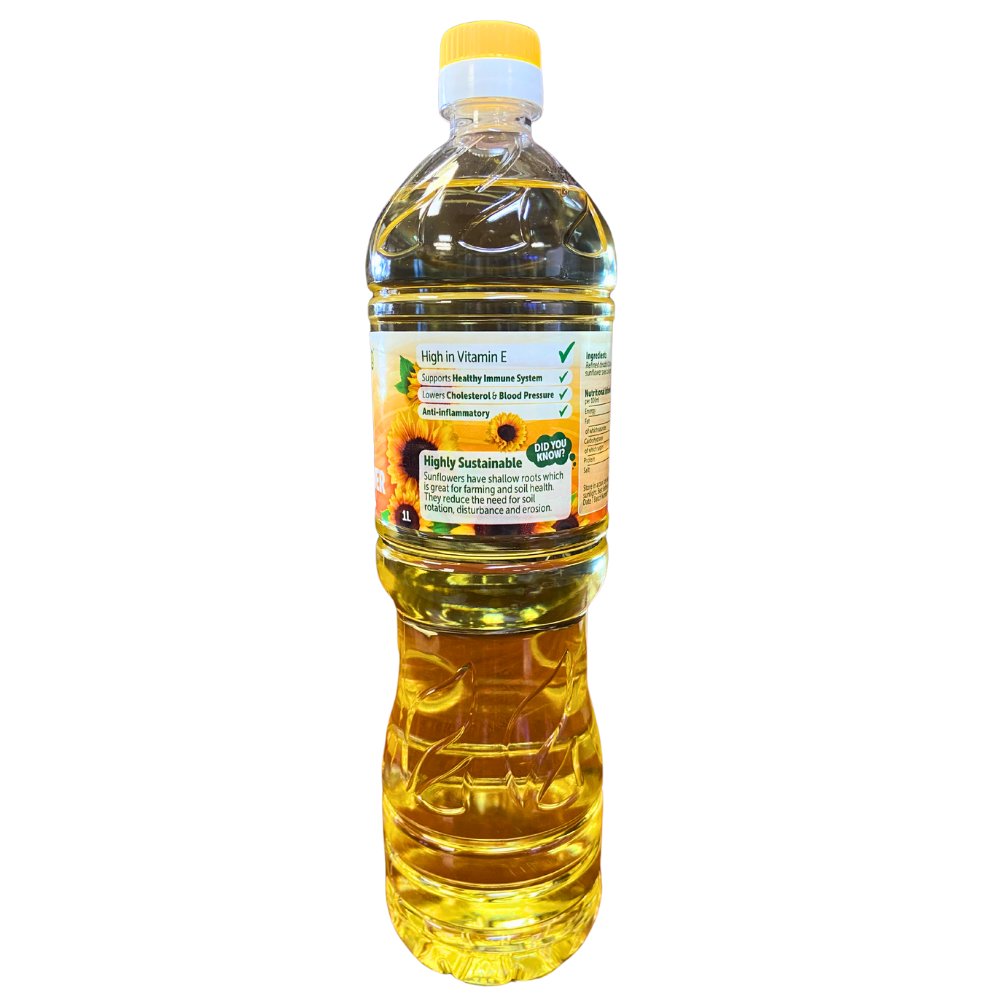 1LTx8 Only Pure Sunflower Oil