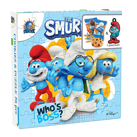 Jm Un Puzzle S - Smurfs (18x50G) - Aytac Foods Wholesale