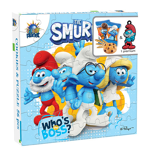 Jm Un Puzzle S - Smurfs (18x50G) - Aytac Foods Wholesale